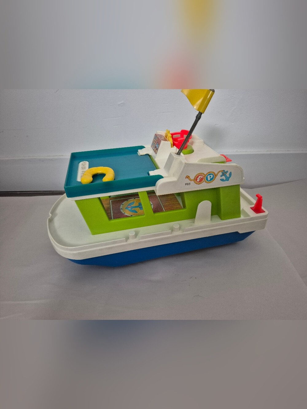 1972 Fisher-Price Little People Happy Houseboat, model #985